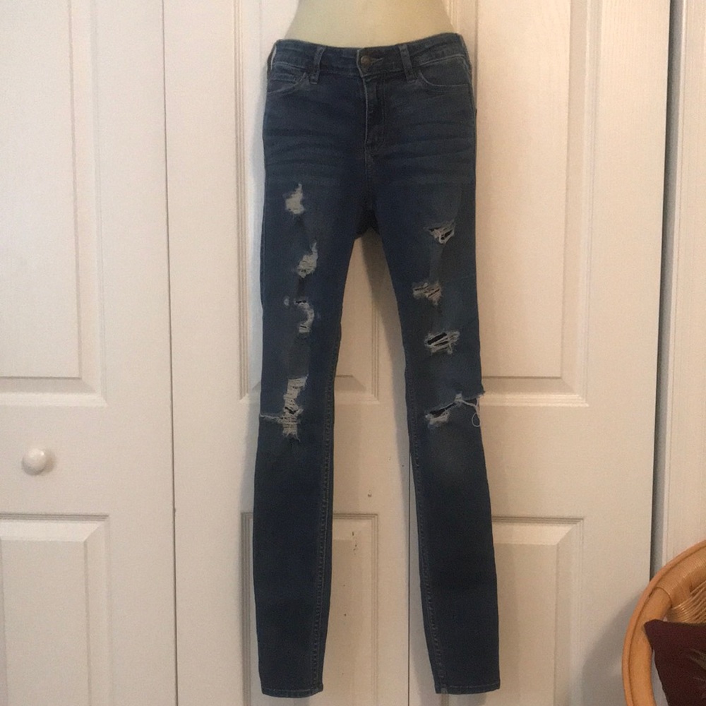 Hollister Mid Rise Super Skinny Jeans